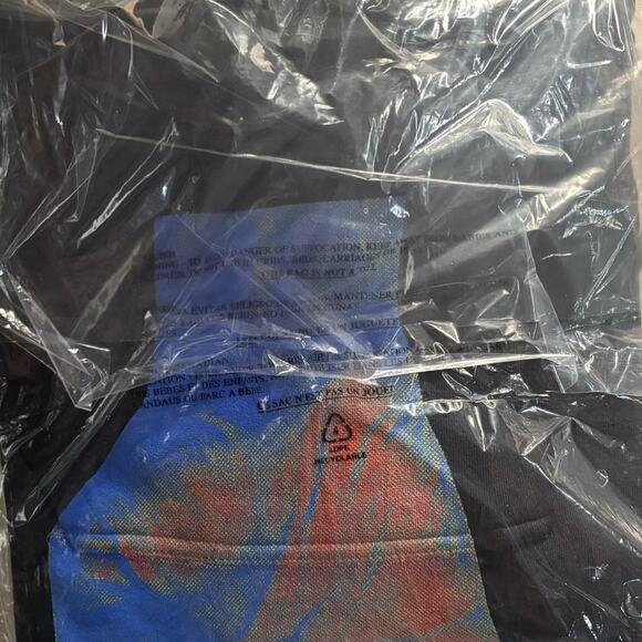 Homme + Femme "Twisted Fingers" Hoodie M Black - Infrared - Picture 4 of 8